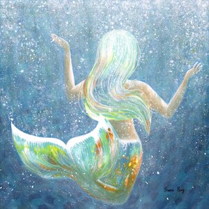 Rejuvenate - Mermaid Limited Edition Fine Art Print by Sirena Pang