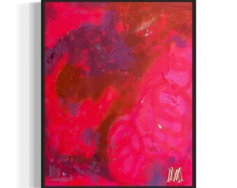 Original Painting | Butterflies | 30x24 Acrylic Painting on Canvas | Abstract Wall Art Decor