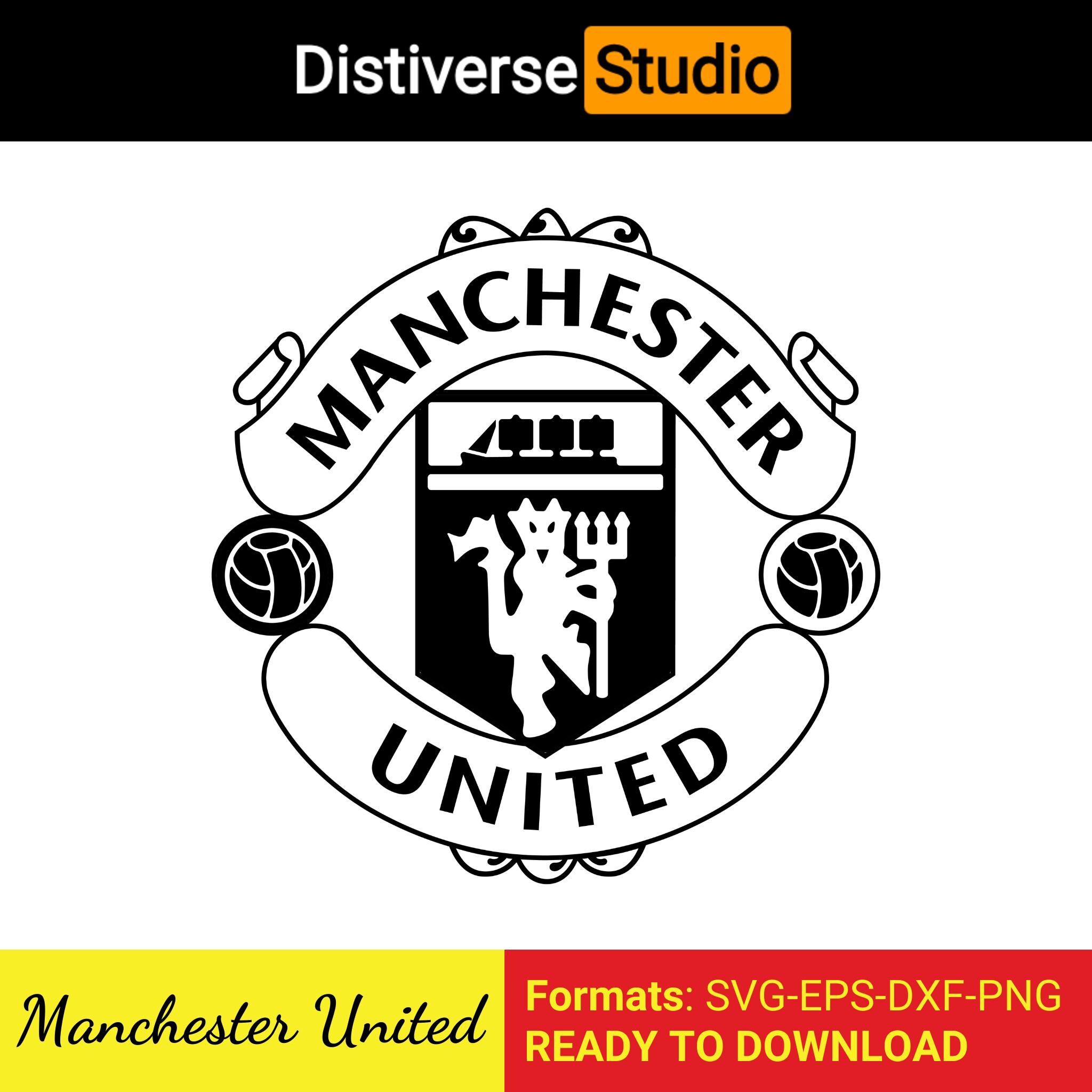 Manchester United Football Logo SVG PNG T shirt Mug Design Digital 