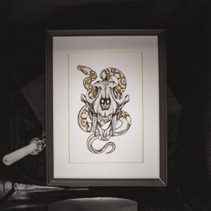 Obra de arte de la serpiente "Georges"