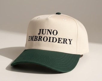 Custom Embroidered Baseball Hat – Personalized Text Hat, Vintage Style Cap, Gift for Him & Her