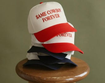 Gorra de béisbol "El mismo vaquero para siempre", gorra de despedida de soltera, gorra de novia, novia campestre, regalo de despedida de soltera
