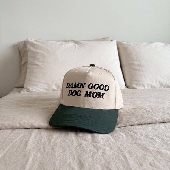 Damn Good Dog Mom Hat Embroidered, Dog Mom Gift, Dog Owner Cap, Pet Parent Hat, Puppy Hat, Dog Park Hat, Pet Owner Hat