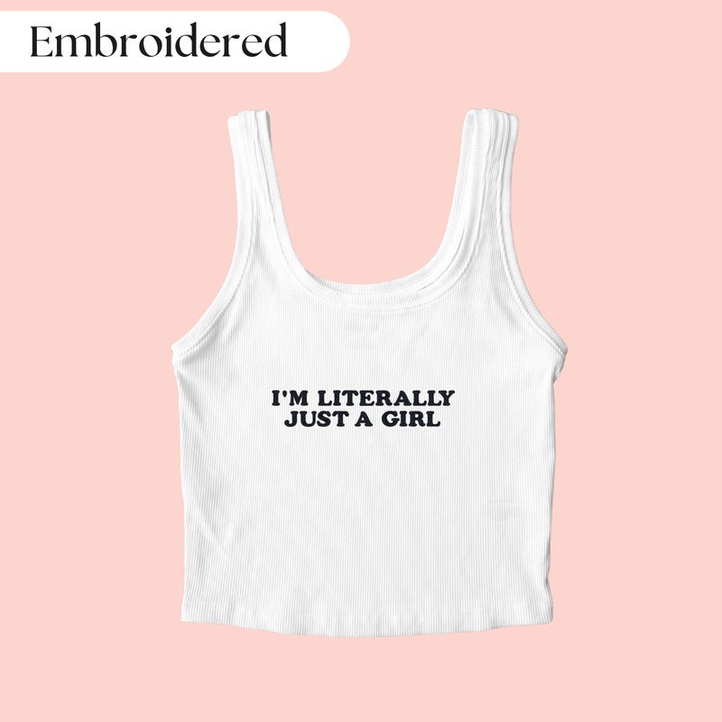 I Am Just A Girl Tank Top main image 1