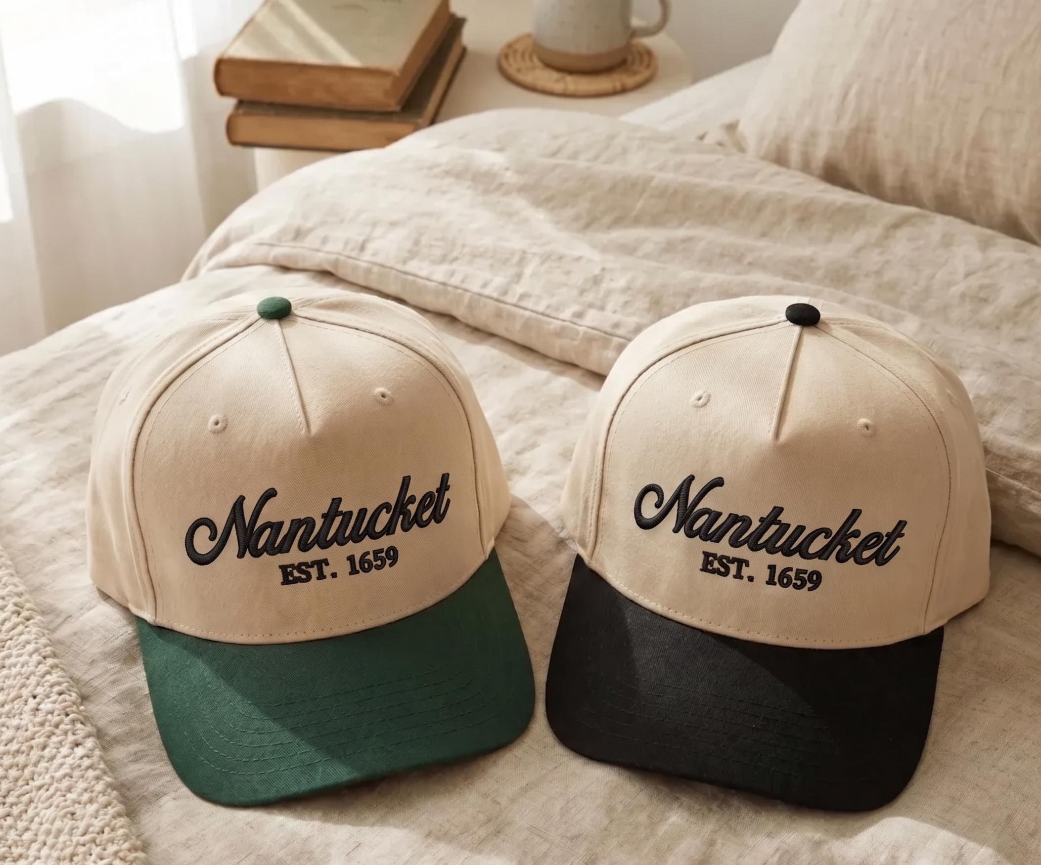 New Vintage Nantucket Hat Sailboat Embroidered 1995 Navy Blue Gear For Sports Nantucket Embroidered Baseball Hat: Coastal New England  main image 3