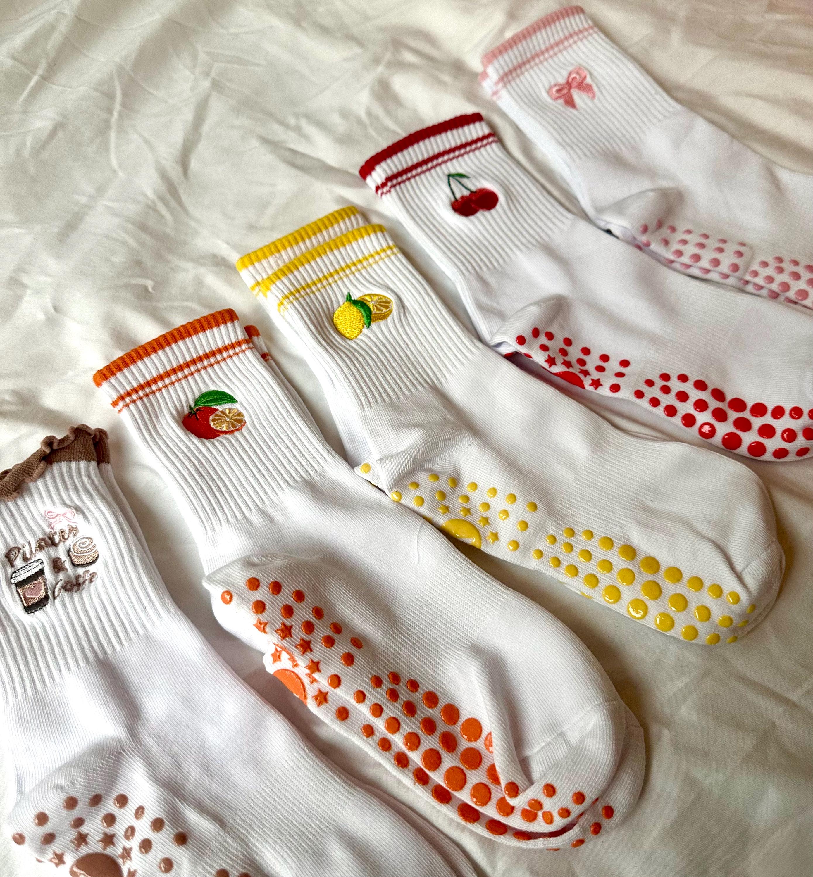 Lot de 3 chaussettes Pilates pour femme – chaussettes