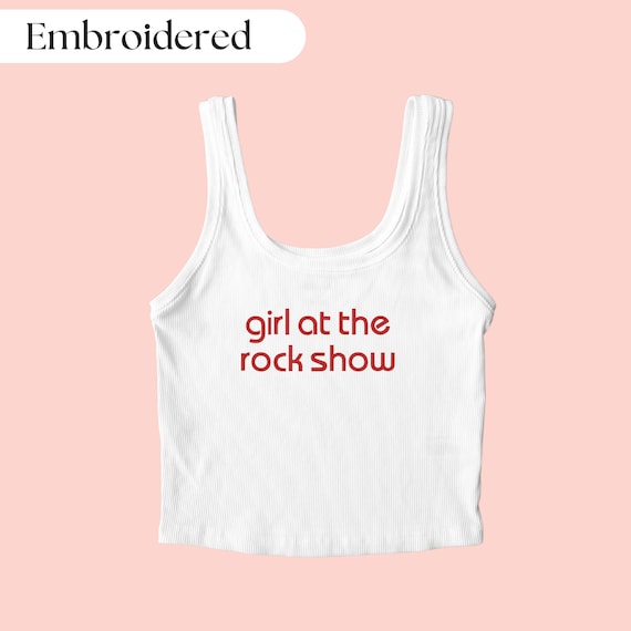 Girl At The Rock Show, Rock Show Shirt, Rock Show Tank Top, Rocker Tank Top, Concert Tank Top