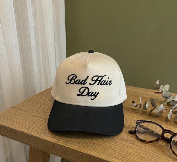 Bad Hair Day Hat Embroidered, Funny Baseball Cap for Women, Mom Hat, Messy Hair Cap, Cute Dad Hat, Sarcastic Gift for Her, Everyday Cap