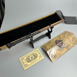 Baguette magique Harry Potter - incl. Carte du Maraudeur et billet pour Poudlard