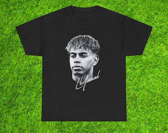 T-shirt Lamine Yamal FC Barcelone Espagne Fan de football cadeau Wonderkid Football Tee Euro 2024 graphique Streetwear vêtements Barca Merch Art noir