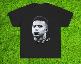 Kylian Mbappe T-shirt Real Madrid PSG France Fan de football cadeau T-shirt légende du football T-shirt graphique vintage Vêtements streetwear Monaco Merch