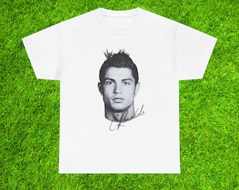 T-shirt Cristiano Ronaldo CR7 Manchester United Real Madrid Juventus Al-Nassr Portugal Fan de football cadeau Légende du football chemise blanche vintage