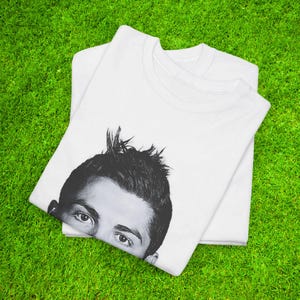 Cristiano Ronaldo CR7 T-Shirt Manchester United Real Madrid Juventus Al-Nassr Portugal Soccer Fan Gift Football Legend Vintage White Shirt image 3