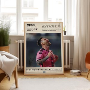 Lionel Messi Poster, Soccer Poster, Messi Print, Football Wall Art, Football Legend, Messi Fan Gifts