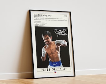 De La HOYA Vs PACQUIAO Laminated Print - Etsy