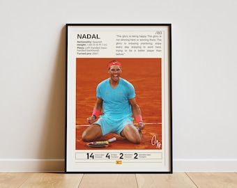 ラファエル・ナダル - 本物の直筆サイン入り写真サイン、COA付き