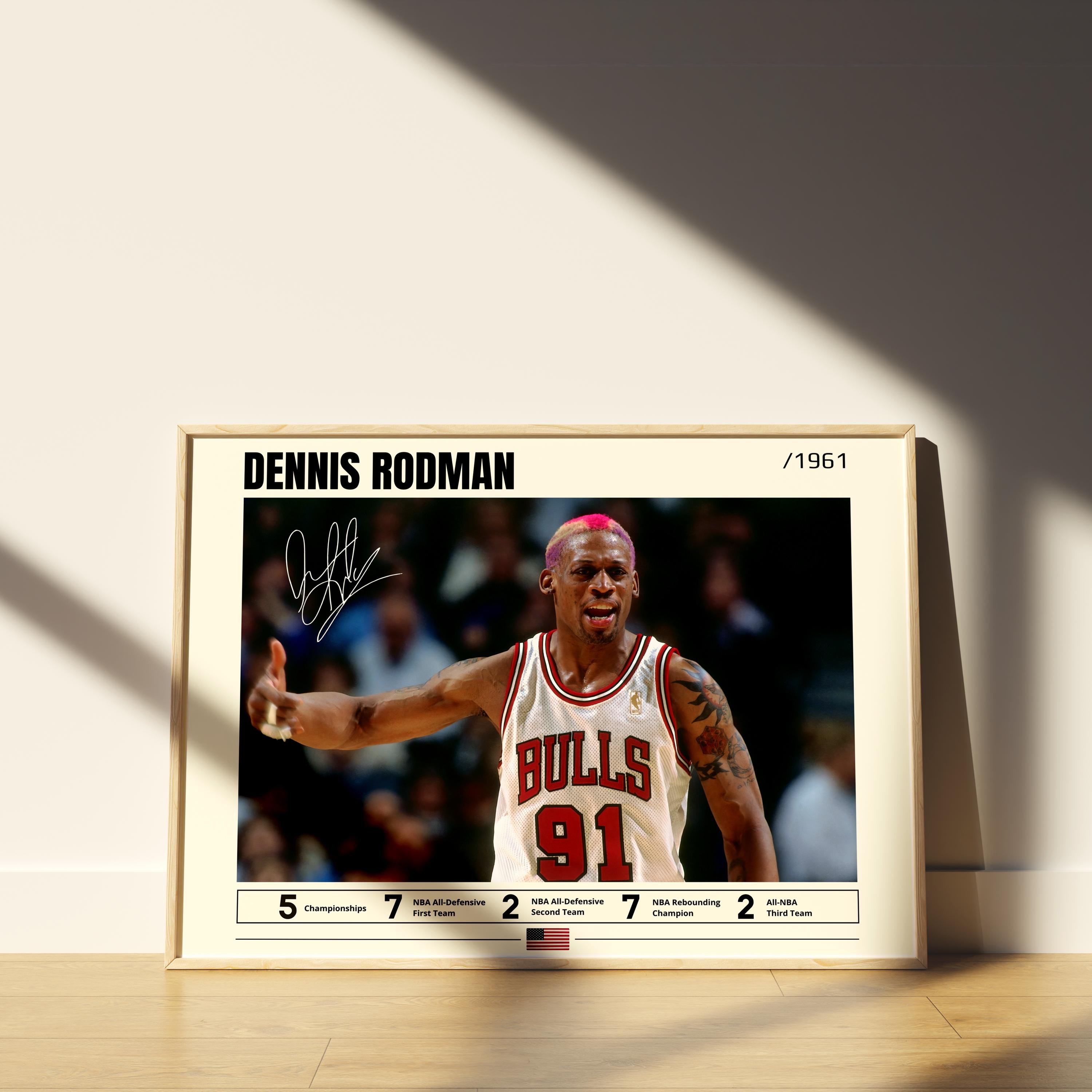 Impresión de dennis rodman - Etsy México, image size:3000x3000