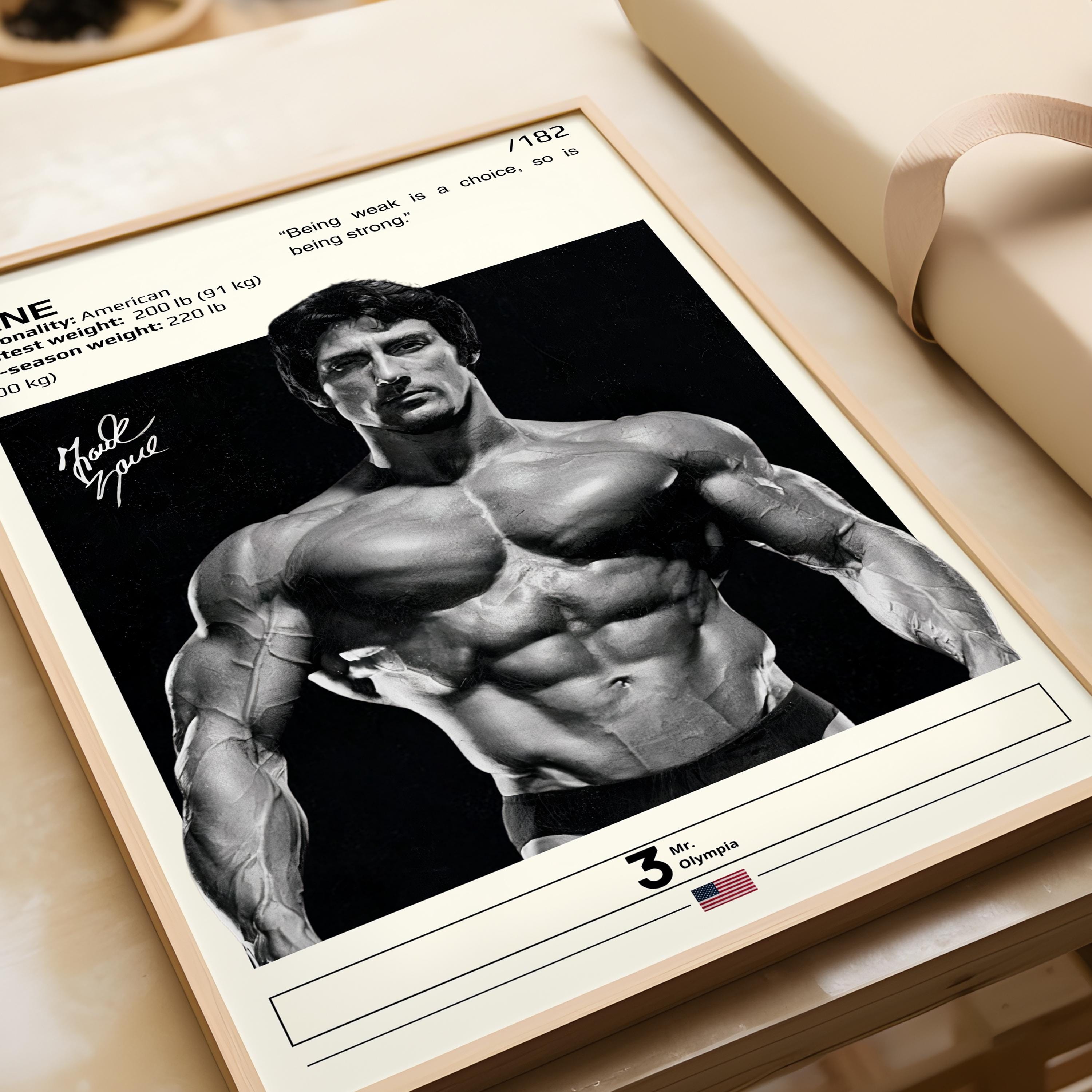 Zane Bodybuilder Frank Zane Poster, Bodybuilding Posters, Frank Zane Print, Frank Zane ...