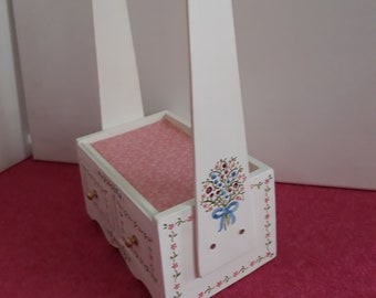 1/6 scale  hand made hand painted wardrobe for Blythe  original piece diorama room-box furniture