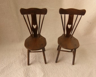 Dollhouse Miniature chair in 12th scale - artisan furniture unique original piece