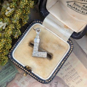 Vintage Silver Plated Big Ben Travel Charm Pendant