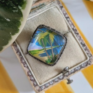 Vintage Thomas L Mott Butterfly Wing Brooch