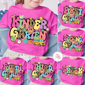 Retro Back to School PNG Bundle: First Day Design (Digital Download)