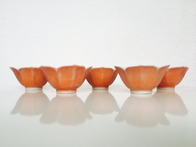 Japanese Lotus Bowls Etsy