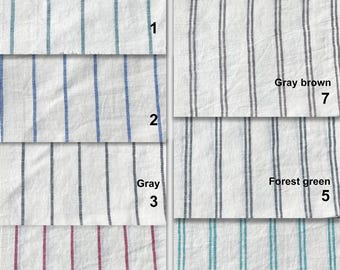 Heavyweight Cotton Blend Fabric Swatches - Curtain/Roman Shade Material Samples - Custom Drapery Textile Samples