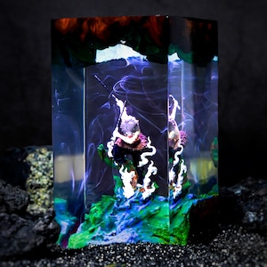 Anime Demon Epoxy Night Light, Night Lamp, Gaming Lamp, Geek Gift, Halloween Decor, Hot Anime Figure, Christmas Gift for Anime Fans