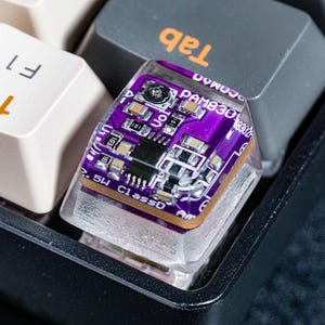 Circuit Board Resin Artisan Keycap Set, Transparent Keycap for Cherry MX Mechanical Keyboards, Custom Gaming Keycap Gift for Tech Lovers image 5