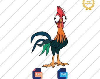 Clipart di Moana Hei Hei: file SVG e PNG (download digitale)