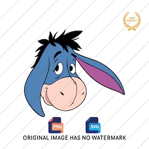 Eeyore_head_donkey_winnie_the_pooh_9 Svg Dxf Eps Pdf Png