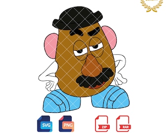 Mr. Potato Head SVG: Toy Story Clipart (Digital Download)