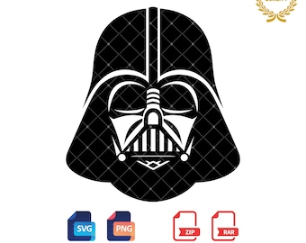 Darth Vader Silhouette: Star Wars SVG & PNG Files (Digital Download)