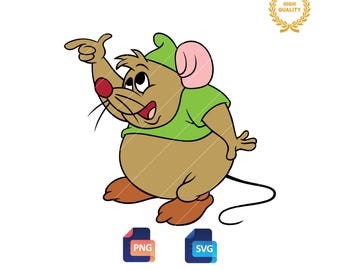 Gus Mouse Clipart: SVG & PNG Files (Digital Download)
