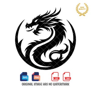 Dragon Svg Png, Dragon Silhouette, Dragon Clipart, Svg and Png files, Digital Download