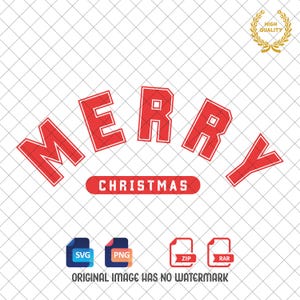 Merry Christmas SVG: Shirt Design, Wall Art (Digital Download)
