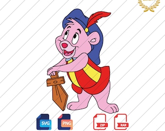 Cubbi Gummi Bear Clipart: SVG, PNG Files (Digital Download)