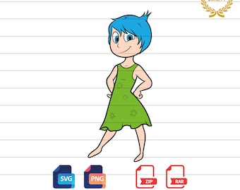 May include: A cartoon illustration of a green-dressed character with blue hair and a big smile. The character is standing with one hand on her hip. The image includes the text "HIGH QUALITY" and "ORIGINAL IMAGE HAS NO WATERMARK".