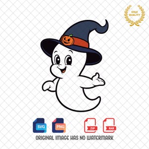 Ghost Svg and Png, Halloween Svg, Cute Ghost Svg, Casper Svg, Halloween Ghost, Spooky Svg, Svg and Png files, Digital Download