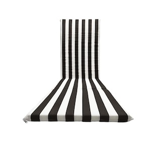 Coussin de chaise longue fait main italien 165 x 50 cm - Matelas de piscine amovible et lavable en machine
