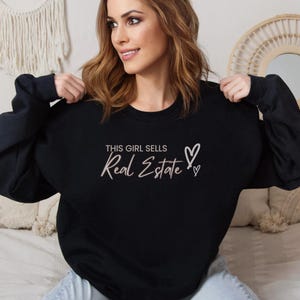 Realtor School Sweat Mom Realtor Pullover Realtor Gift for Her Sweatshirt Real Estate Sweatshirt Real Estate Agent Sweatshirt Closing Gift