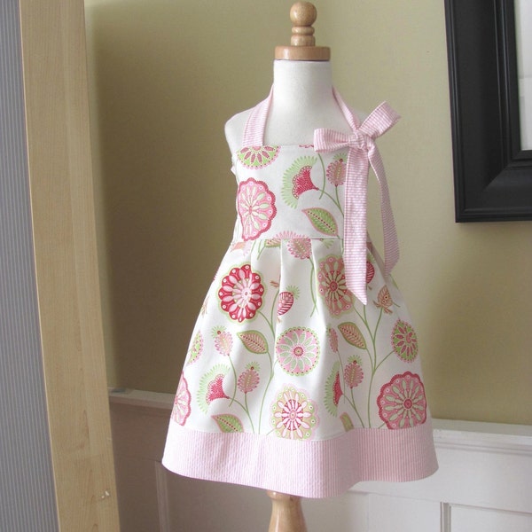 MATISSE - Sweet Halter Dress - Gypsy in Pink - Sizes 6m, 12m, 18m, 2T, 3T, 4T, 5, 6, 7, 8