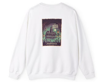 Sudadera de la Mansión Encantada: Póster vintage de Halloween, estilo terror unisex