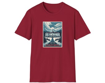 Camiseta con póster de viaje vintage del Hotel Stanley / Inspirada en el Hotel Embrujado de El Resplandor