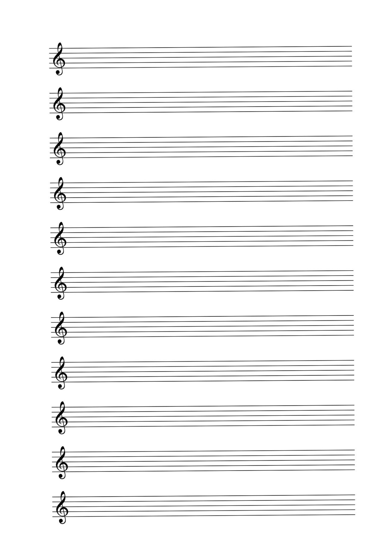 Printable Blank Sheet Music Template for Musicians - Etsy