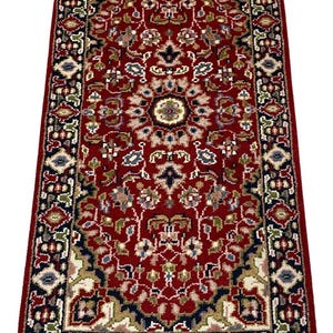 Red Carpet Wool Doormats Hand-knotted 100% Virgin Wool 70 x 140 cm D7