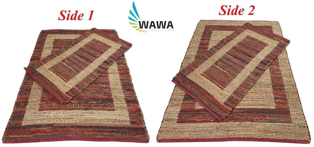 Double-sided Chindi Kilim Durry Rug Handmade, 4 Sizes Dhurrie - Etsy