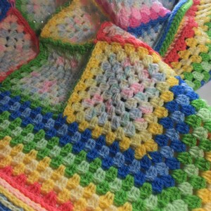 Charlotte's Crochet Baby Blanket Pattern A Granny Square - Etsy